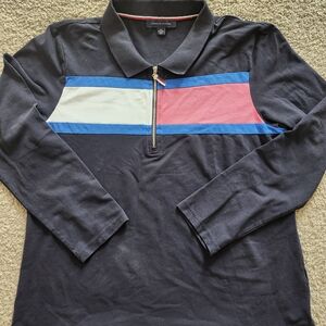 Tommy Hilfiger Vintage Long Sleeve Team Polo W Size XXL